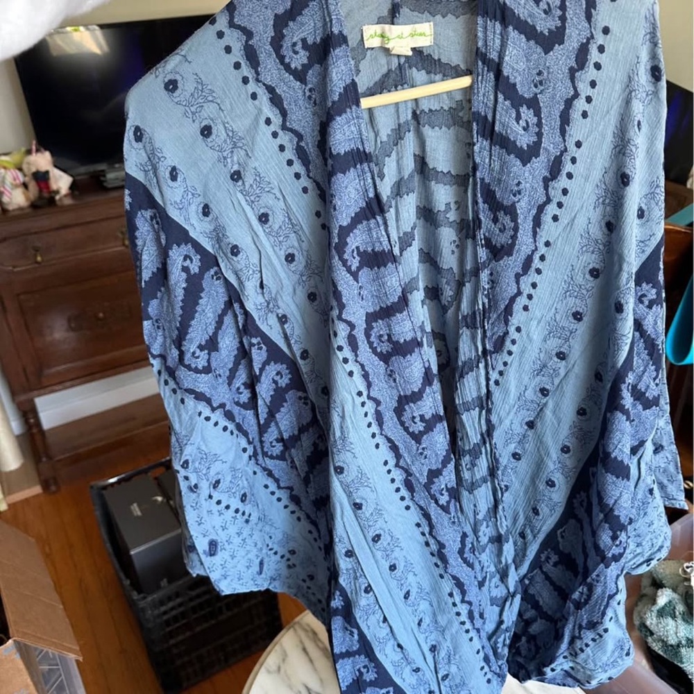 Urban Outfitters Indigo Textured Cardigan